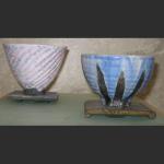 Bowl and Base Sets A, Left Side and Right Side