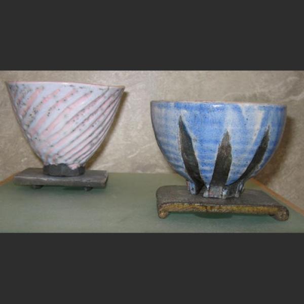 Bowl and Base Sets A, Left Side and Right Side
