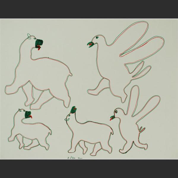 Drawing 48 by Pitseolak Ashoona