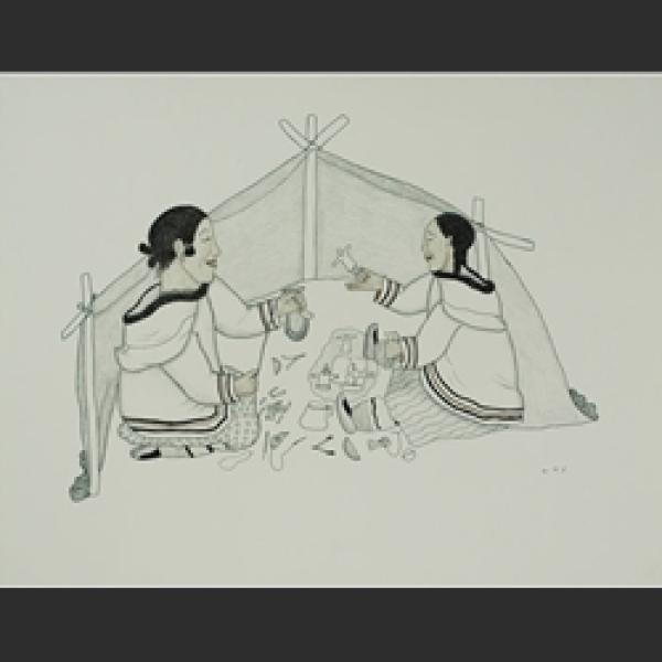 Drawing 50 by Napachie Pootoogook