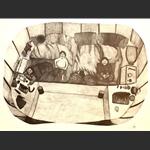 Interior View by Napachie Pootoogook