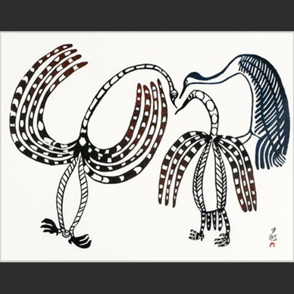 Talk of Birds by Lucy Qinnuayuak