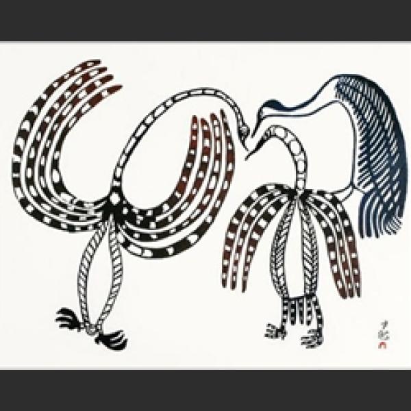 Talk of Birds by Lucy Qinnuayuak