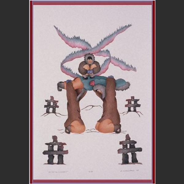 Imitating Inukshuks by Elsie Klengenberg