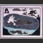 Ikaaqtuq - Kiviuk following his family by Victoria Mamnguqsualuk Kayuryuk