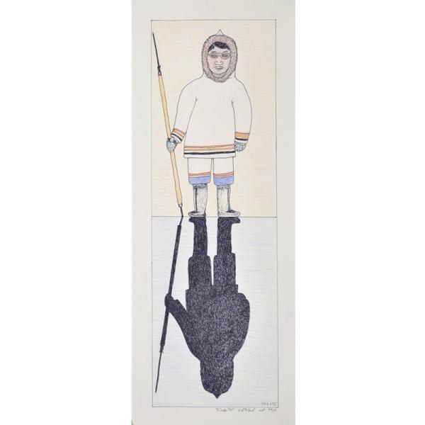 Drawing 1632 by Kananginak Pootoogook
