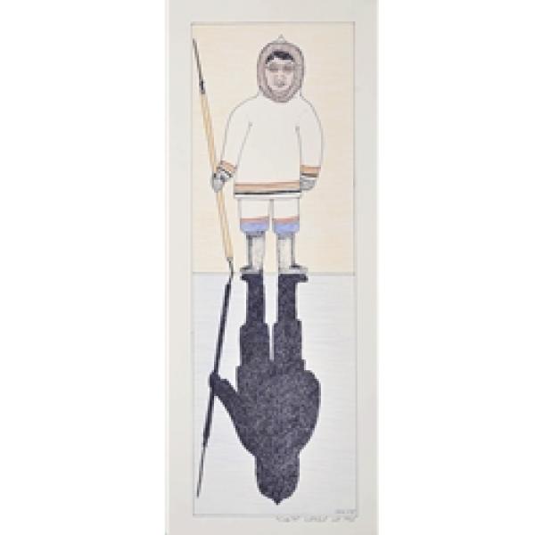Drawing 1632 by Kananginak Pootoogook