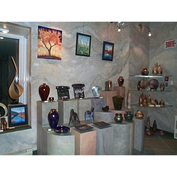 Inside the gallery