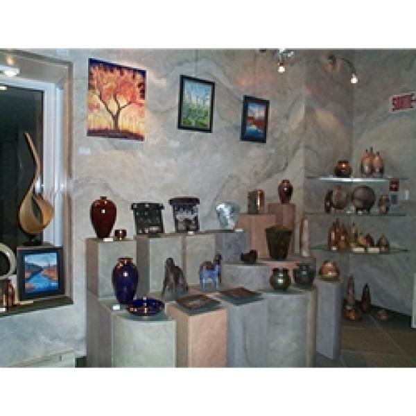 Inside the gallery