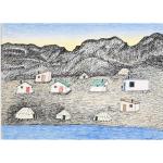 Cape Dorset in Summer by Kananginak Pootoogook