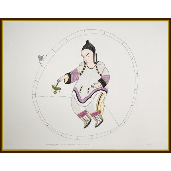 Drawing 548 by Ningiukulu Teevee