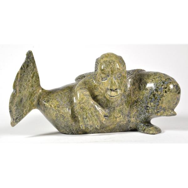 Sedna and Whale by Kellipalik Etidloie
