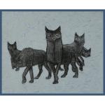 Wolf Pack by Johnny Pootoogook