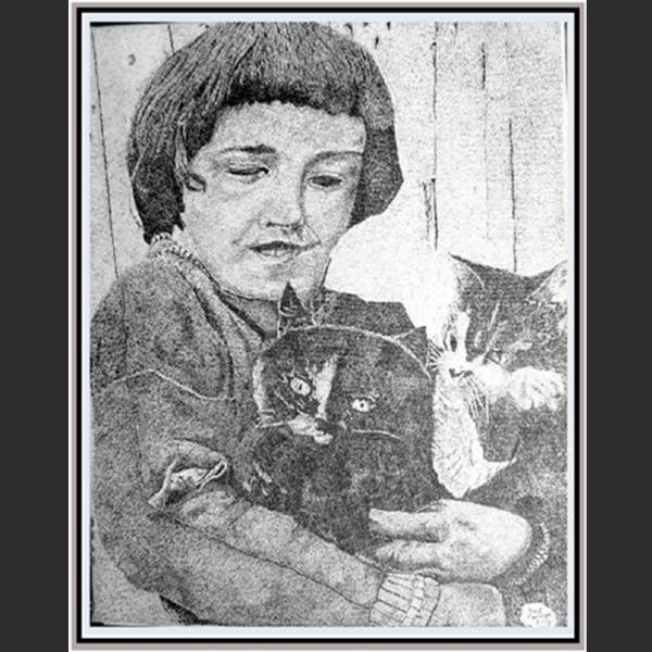 Boy with Cats