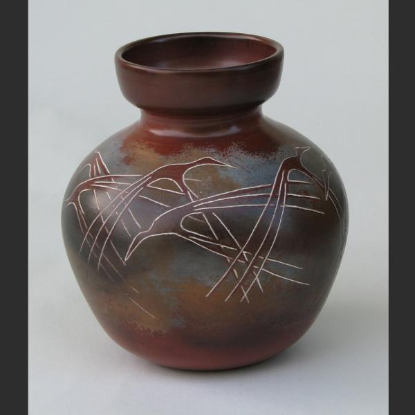 Vase with Birds
