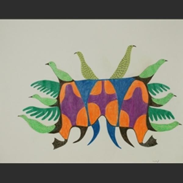 Drawing 71 by Lucy Qinnuayuaq