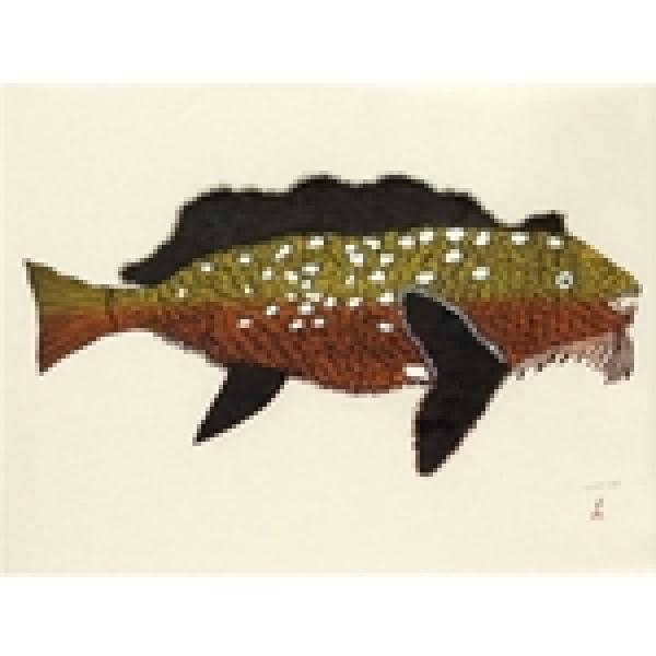 Kanajurupalliajuq (Turning Into Sculpin) by Papiara Tukiki