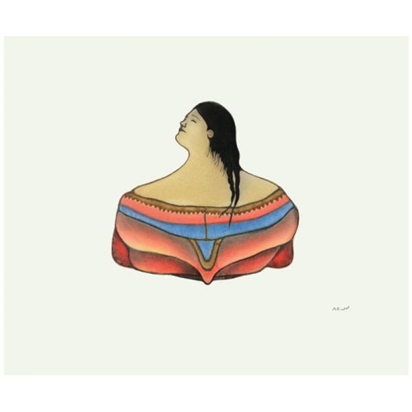 Proud Young Woman by Pitaloosie Saila