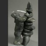 Man/Inukshuk by Peter Aningmiuk