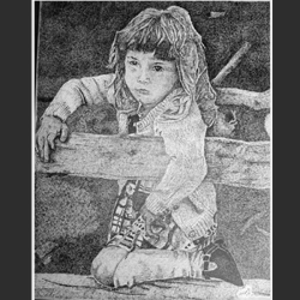 Dreamer, China Ink by Marc Tremblay