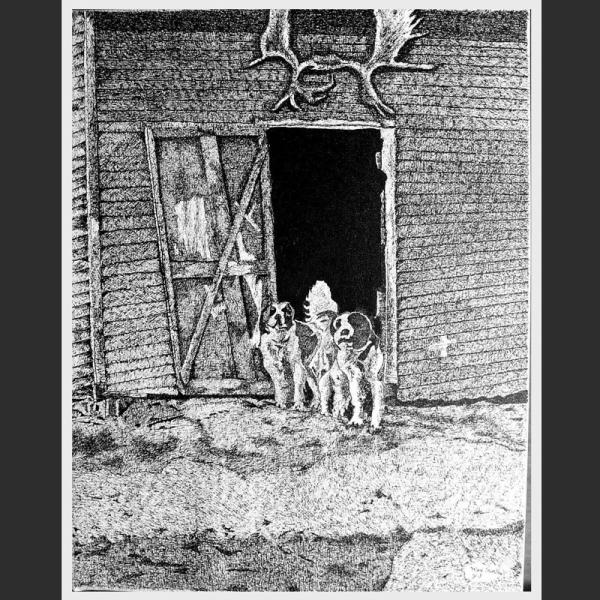 Guard Dogs, China Ink by Marc Tremblay