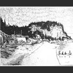Pointe au Pic -- China Ink by Marc Tremblay