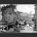 View at La Malbaie, China Ink by Marc Tremblay