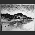 La Malbaie -- China Ink by Marc Tremblay