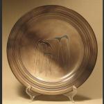 Round Plate with Family of Horses