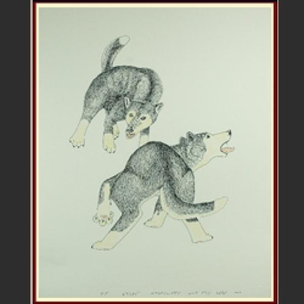 Drawing 7 by Kananginak Pootoogook
