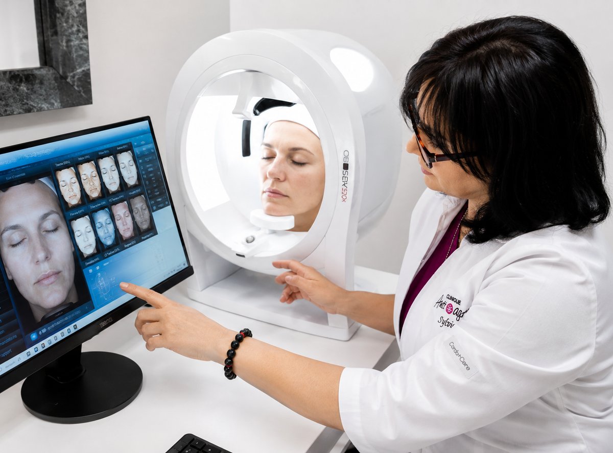 Analyse de peau VISIA en consultation